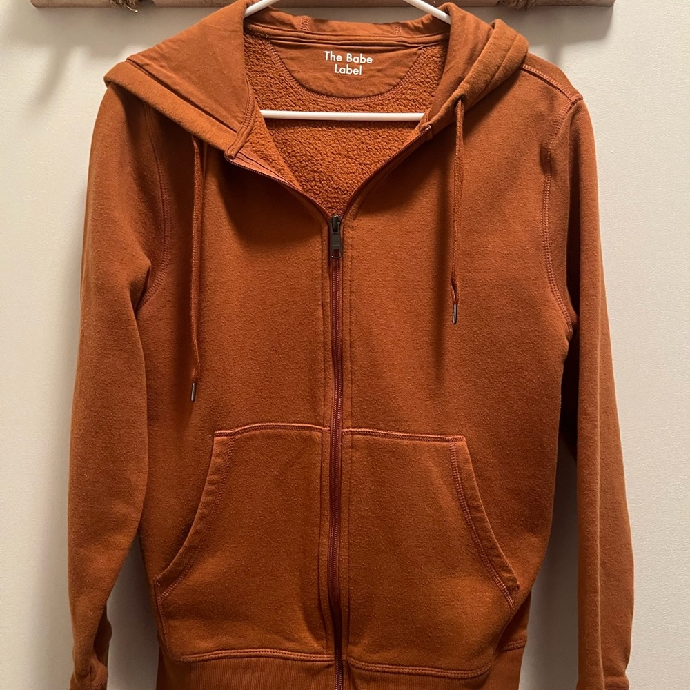 Women's Nutmeg Zip Hoodie with Sherpa Lining